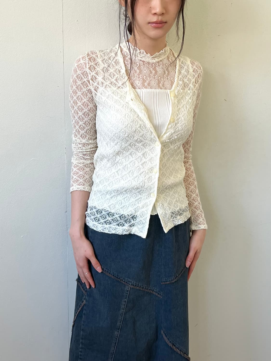 L.LOTTA 시스루 가디건 상품이미지6