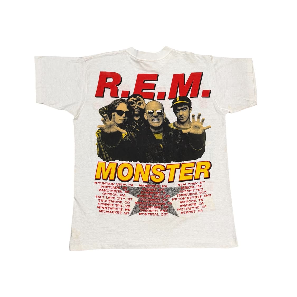 빈티지 1995 R.E.M. Monster Tour Band Tee 상품이미지3