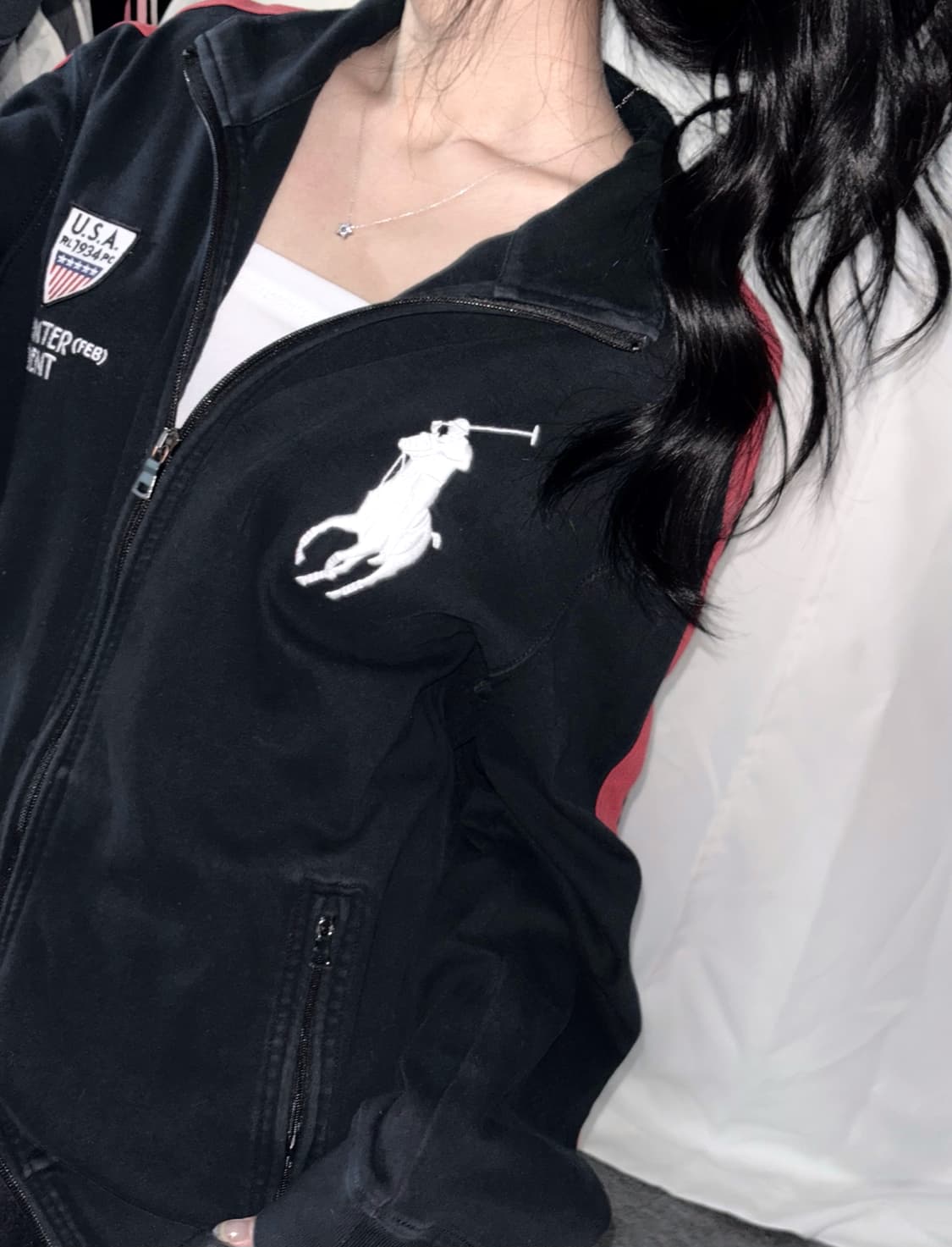 🐰폴로 랄프로렌 빅포니 USA 유일 매물 집업 점퍼🖤 상품이미지2