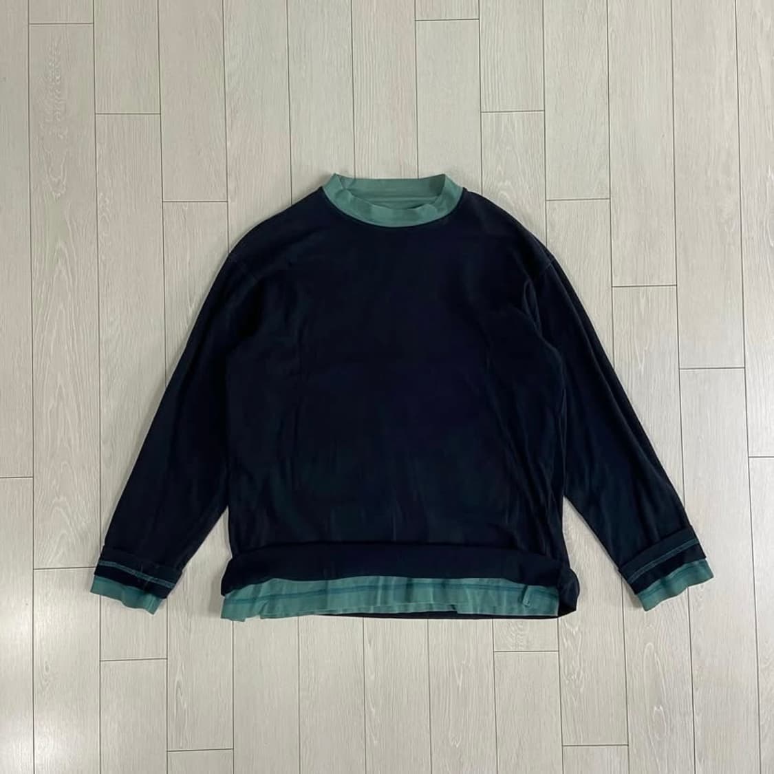 [OS] AD 1995 꼼데가르송 옴므 이중 레이어 슬리브 상품이미지2