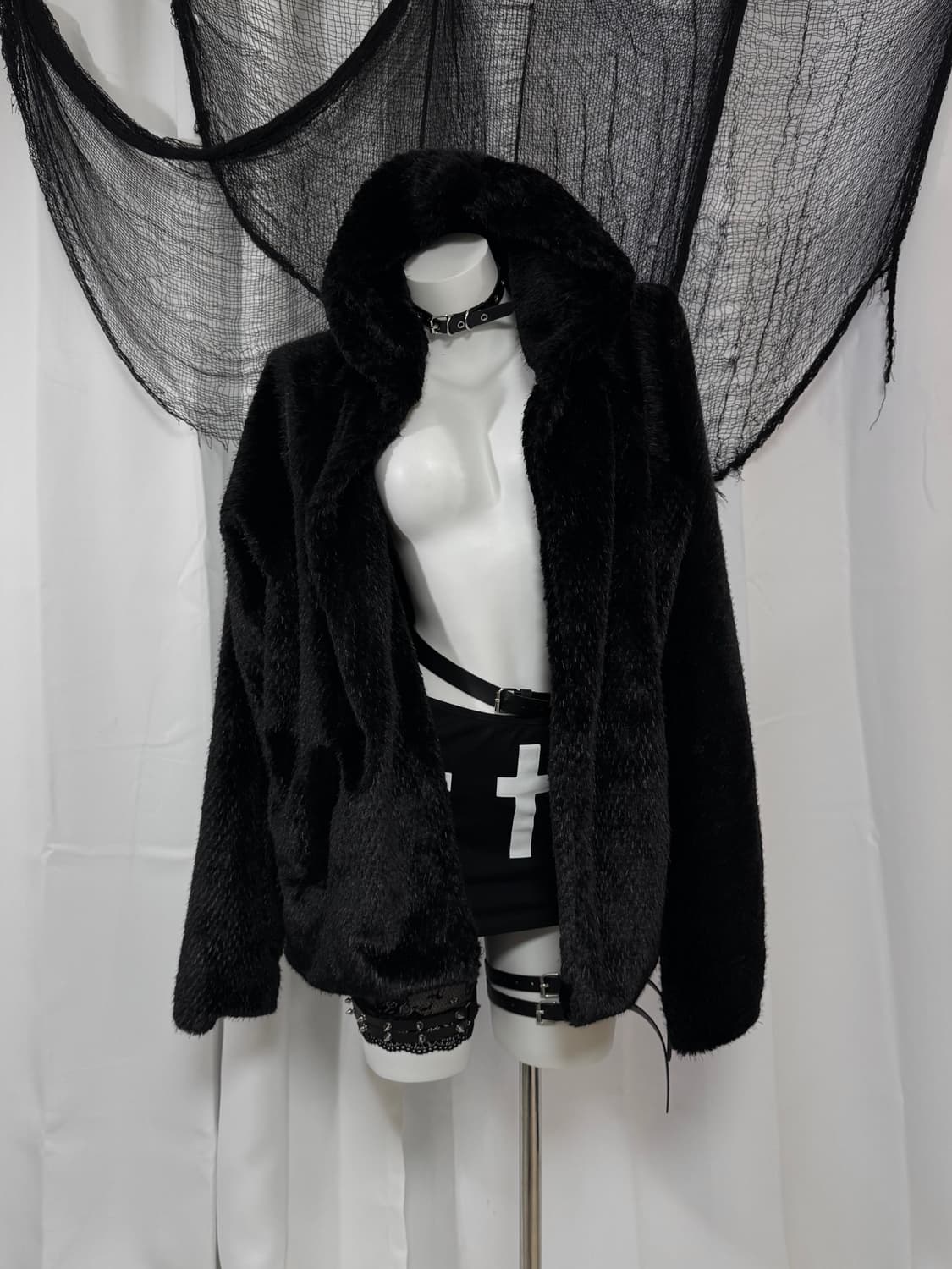 fur hood jacket 상품이미지1