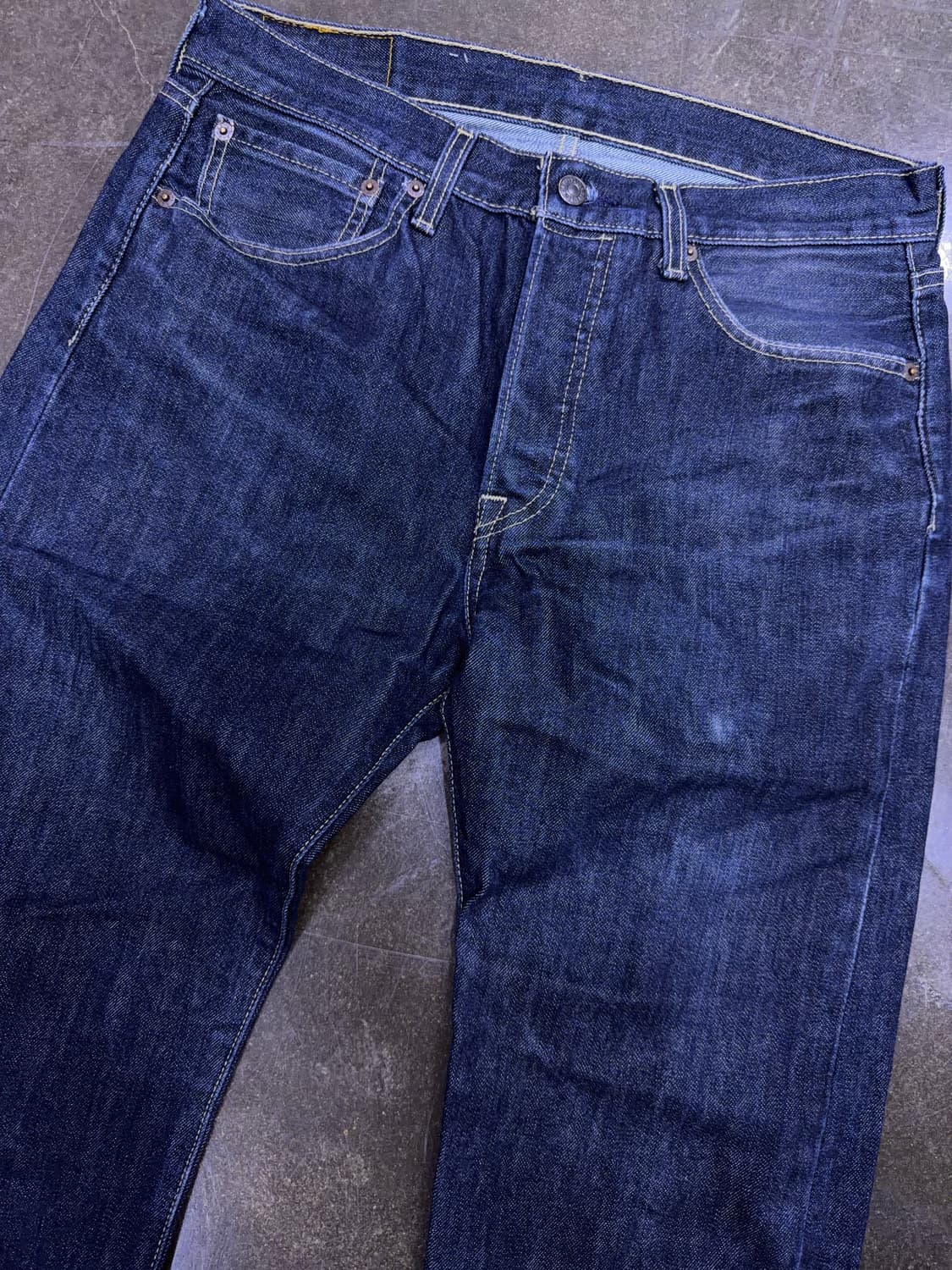 리바이스 501 레귤러핏 멕시코 메이드 데님팬츠 딥인디고 31 상품이미지3