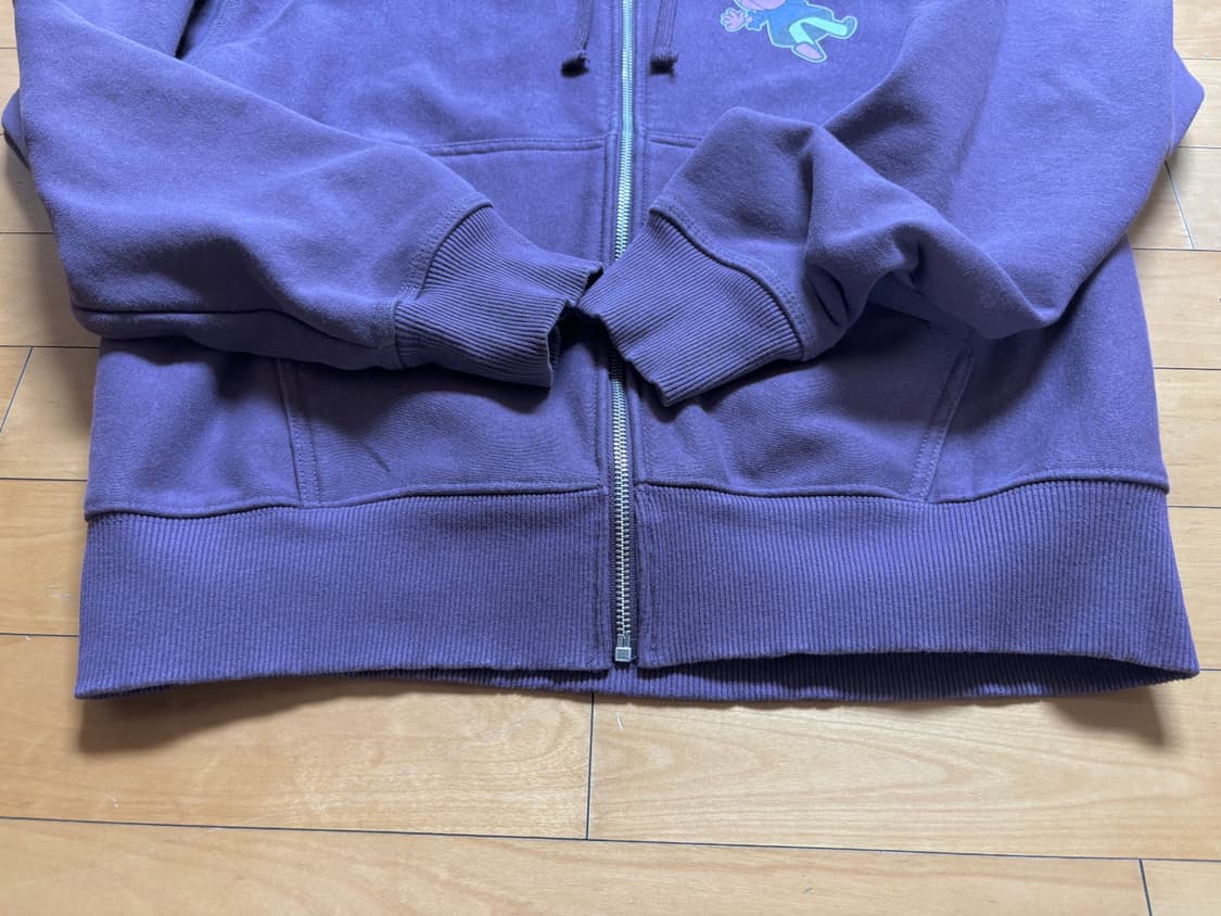 스투시 돌리 후드집업 퍼플 S 상품이미지5