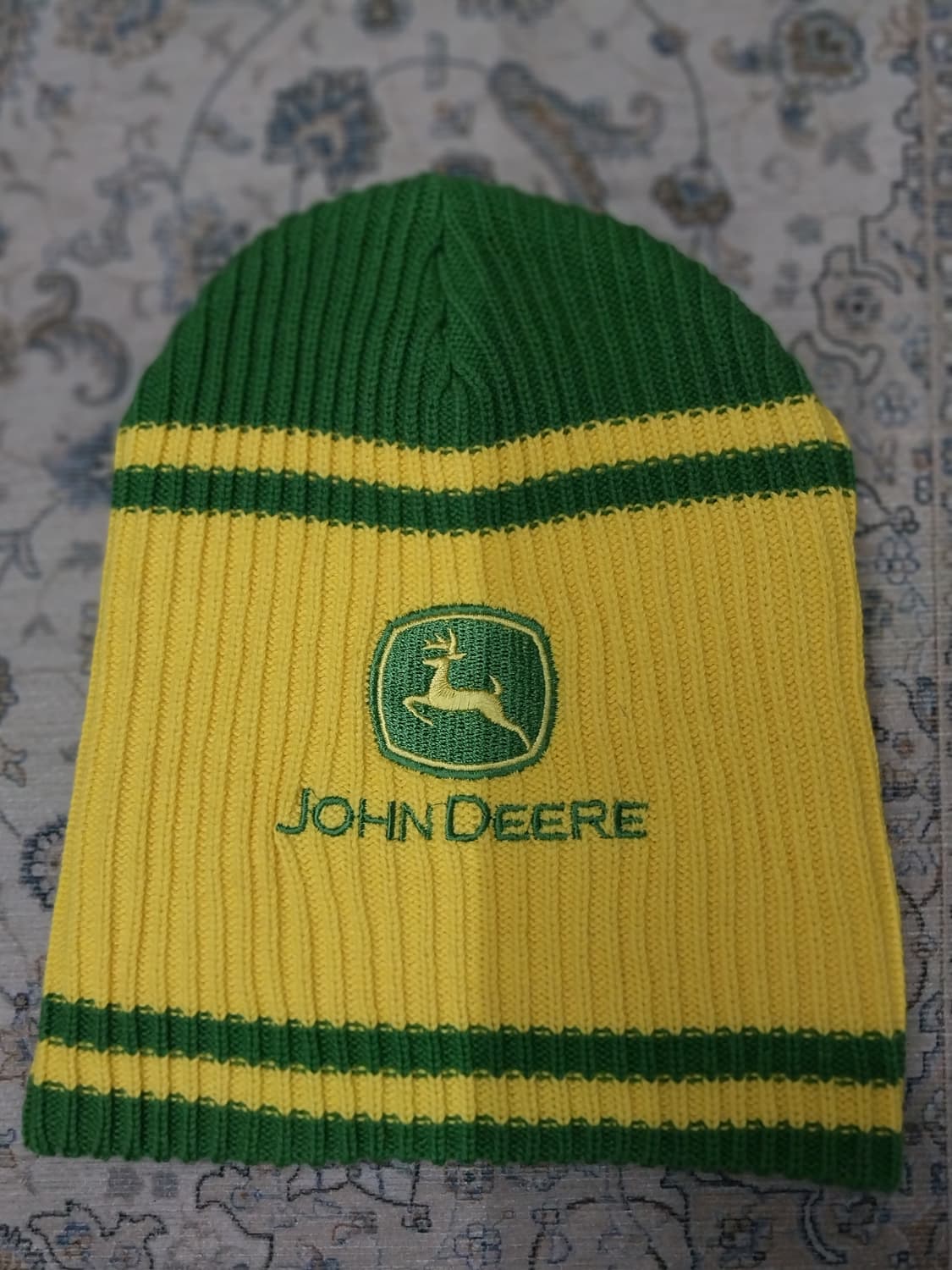 올드스쿨 존디어 비니 모자 옐로우/그린 상품이미지1
