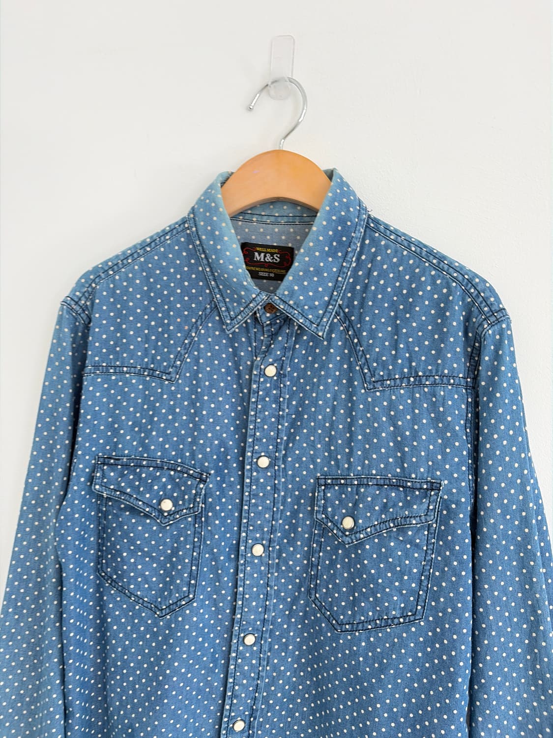 M&S dot shirt 상품이미지2