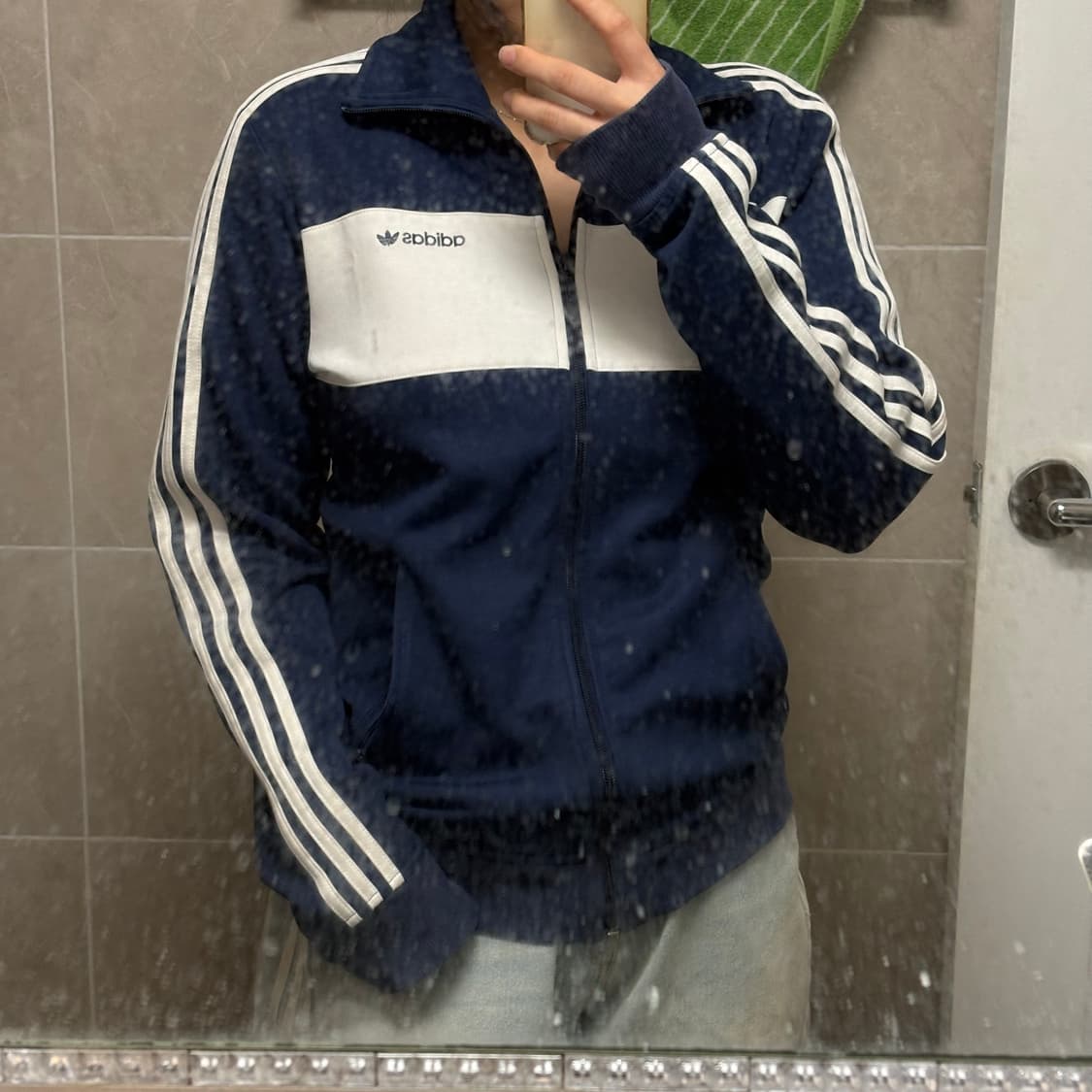 아디다스 파이어버드 네이비 화이트 져지 95 상품이미지2