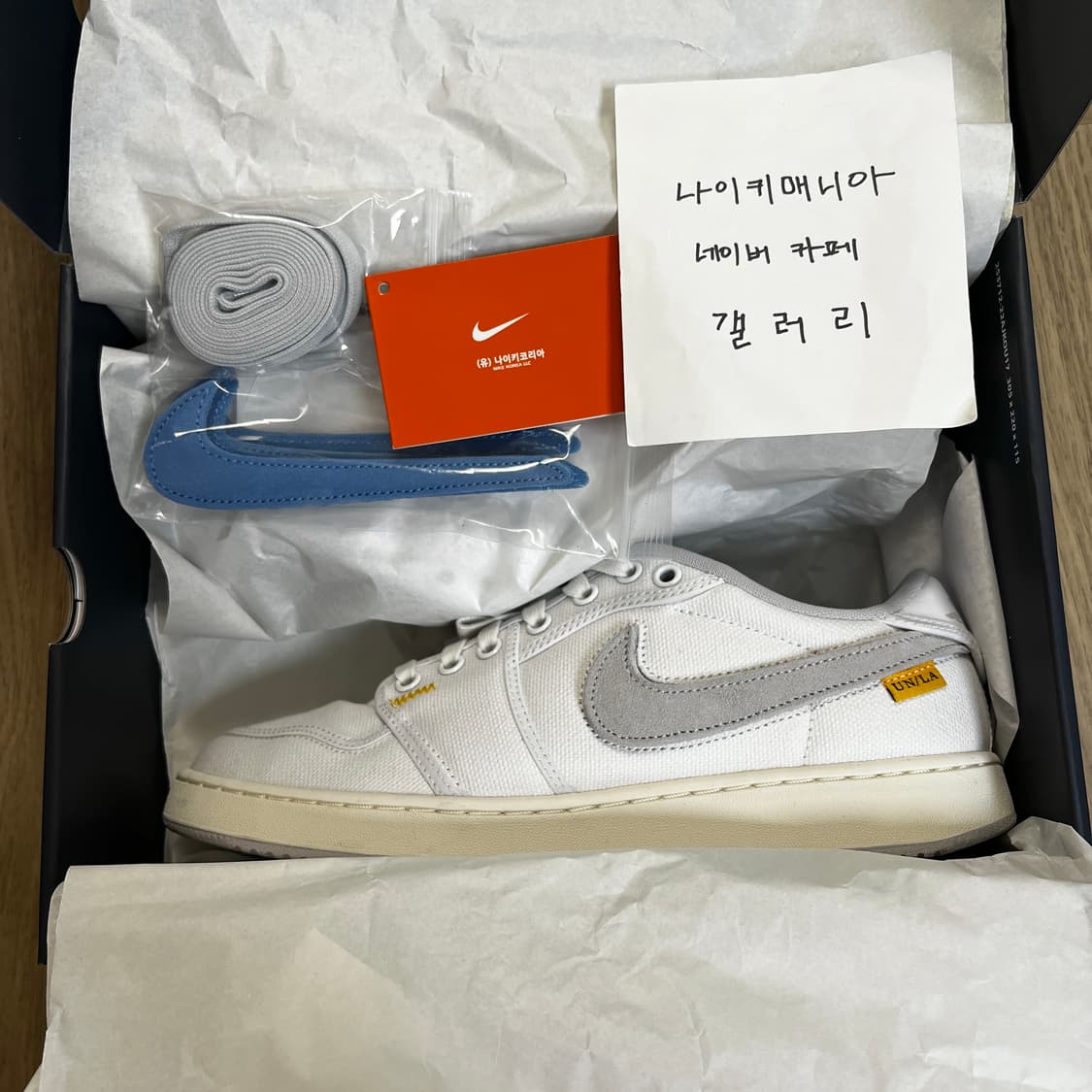 [275] 조던 1 × 유니온 KO 로우 화이트 상품이미지8