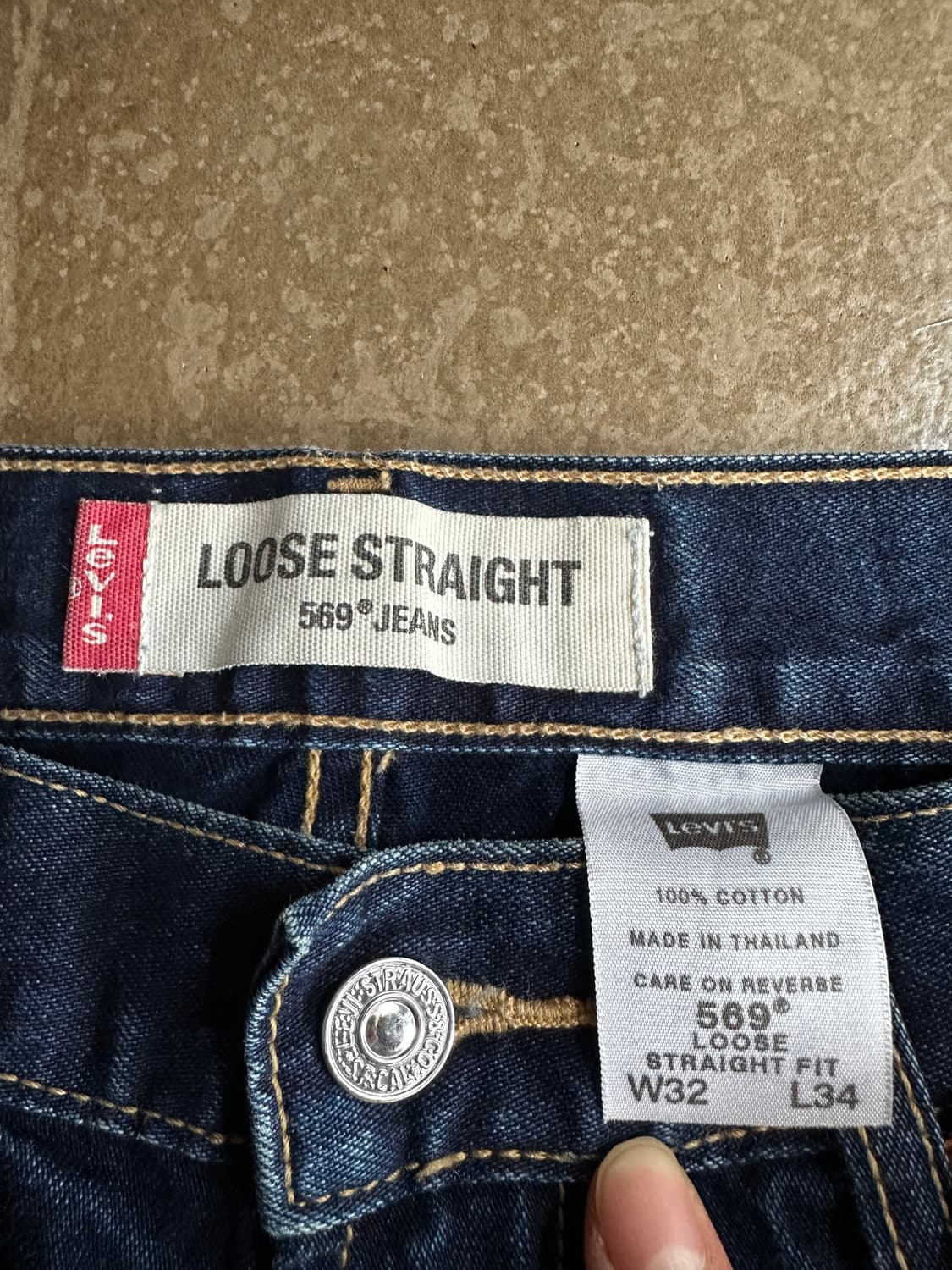 Levi’s 569 Loose Fit Denim Pant w32 상품이미지4
