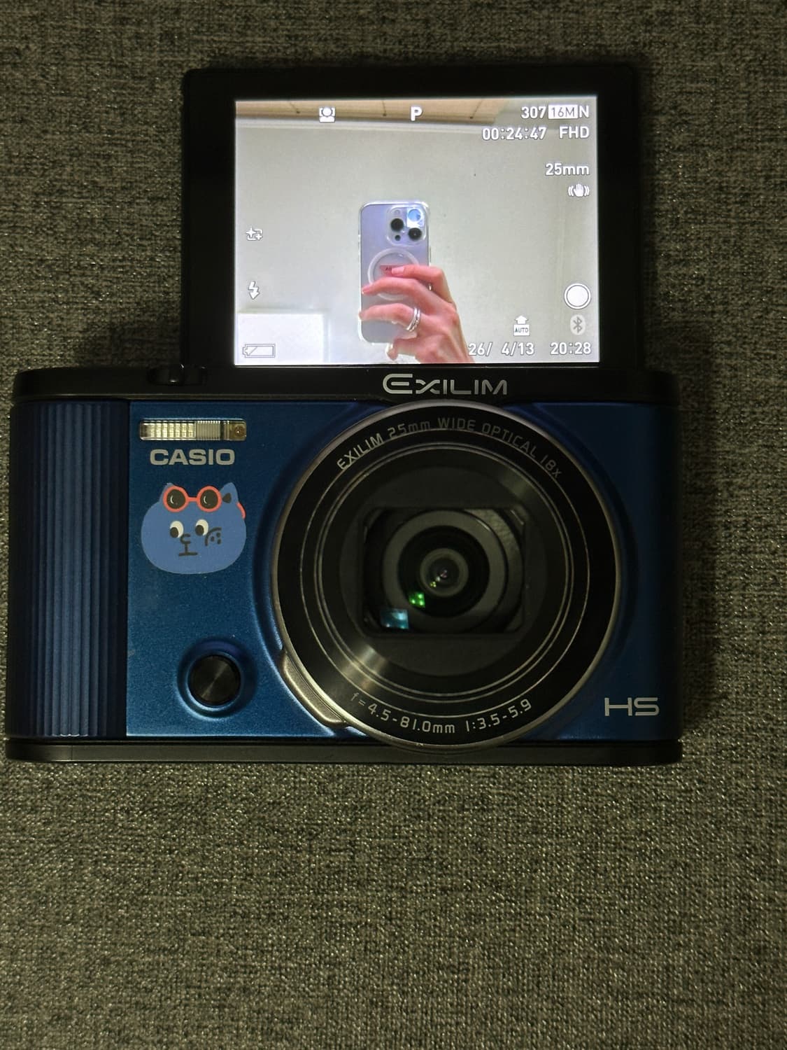 셀카뷰티기능특화💙🧳카시오 엑슬림 ZR1600 +전용케이스(zr1800 상품이미지10