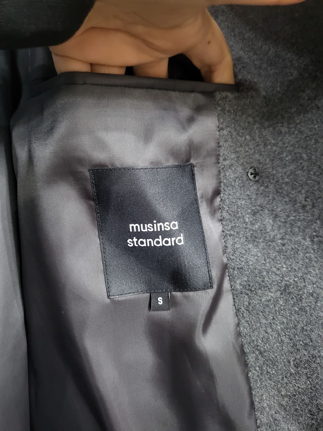 무신사 스탠다드 빅오버핏 코트(새상품) 상품이미지7