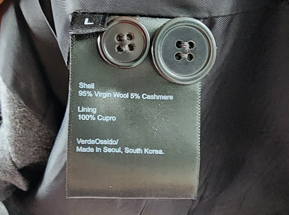 베르데오시도 Old Papas Coat (버진울&캐시미어) 상품이미지7