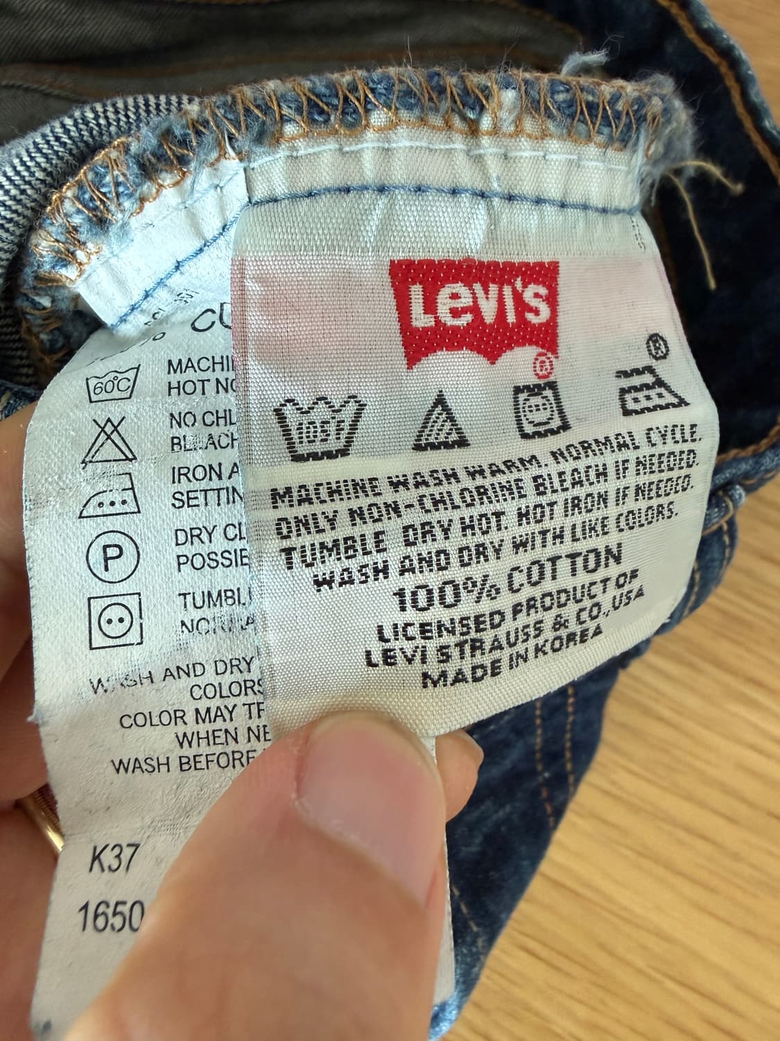 리바이스(Levi's) 501 데님 팬츠 상품이미지8