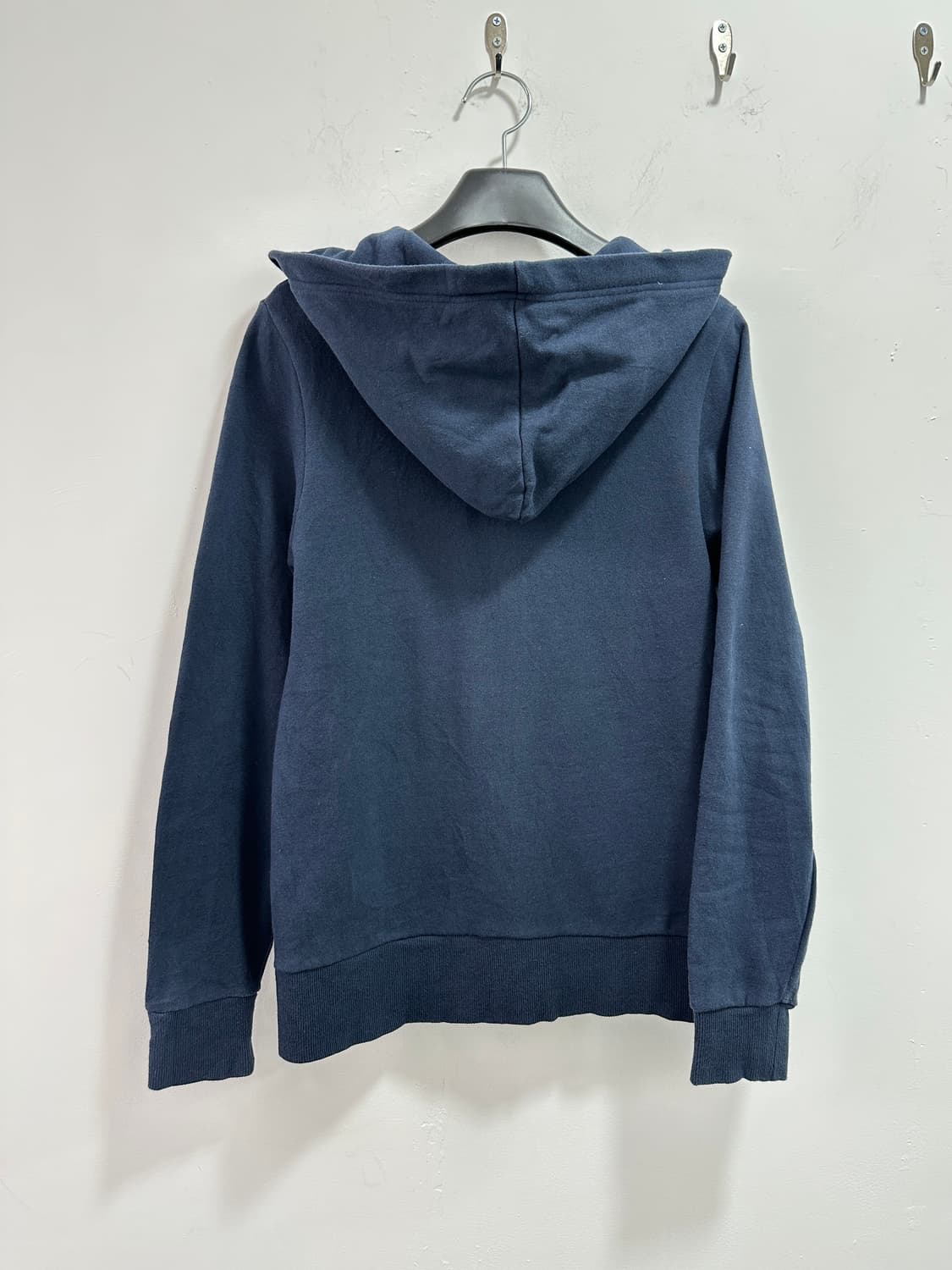 Back Number navy hood zip up 상품이미지5