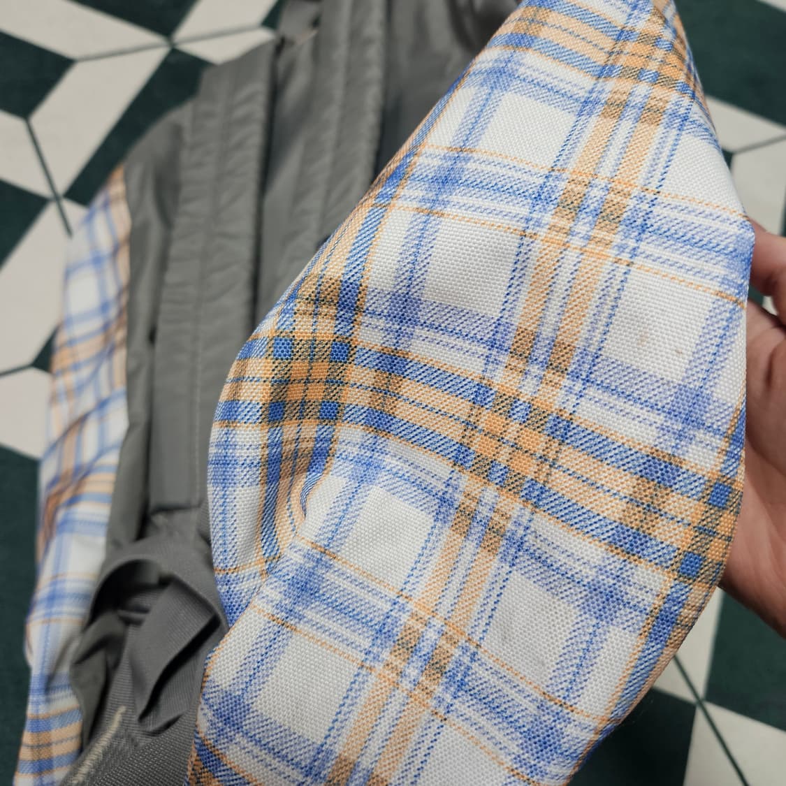 잔스포츠 체크 백팩 가방 상품이미지4