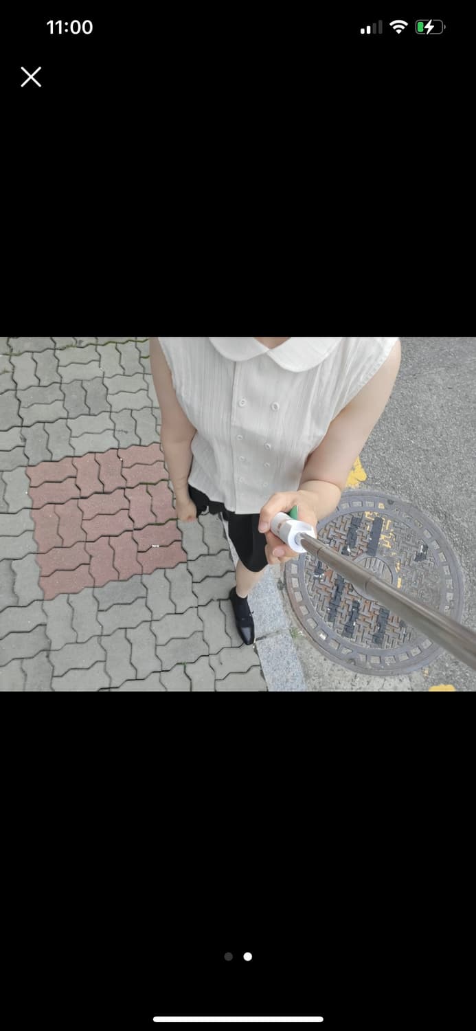 Aoi/x 투버튼 민소매 상품이미지2