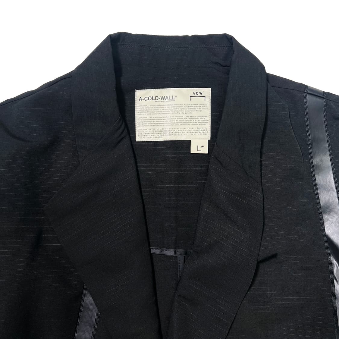 어콜드월 블레이져 자켓 블랙 (L) 상품이미지4