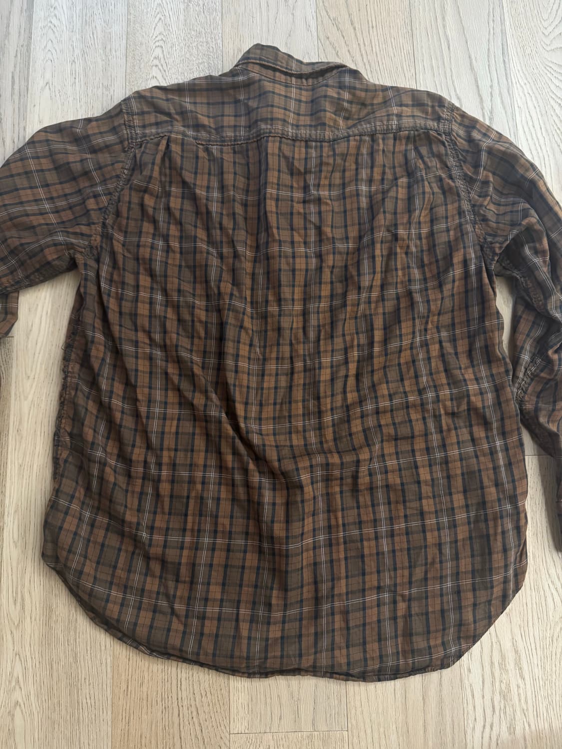 꼼데가르송 옴므 체크 셔츠 상품이미지6