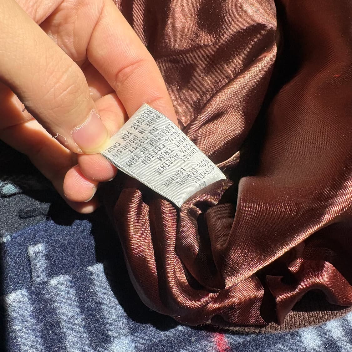 빈티지 천연 소가죽100% 봄버 레더자켓 상품이미지6