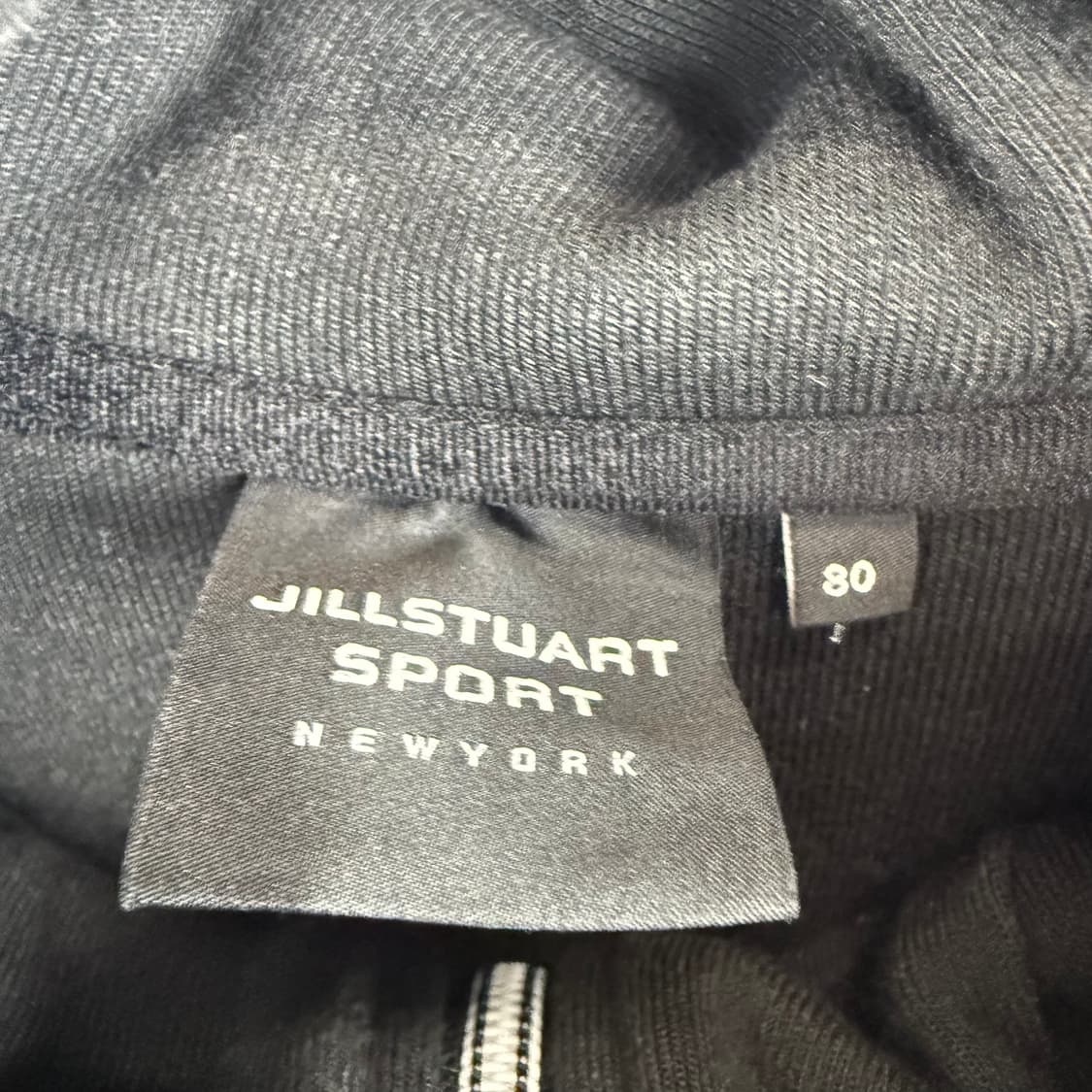 (80) 질스튜어트 스포츠 우먼스 후드집업 블랙 상품이미지3