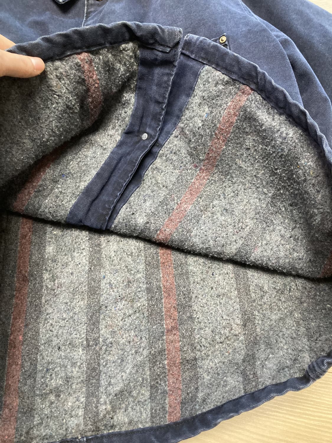 90s 칼하트 캔버스 카라 초어자켓 상품이미지10