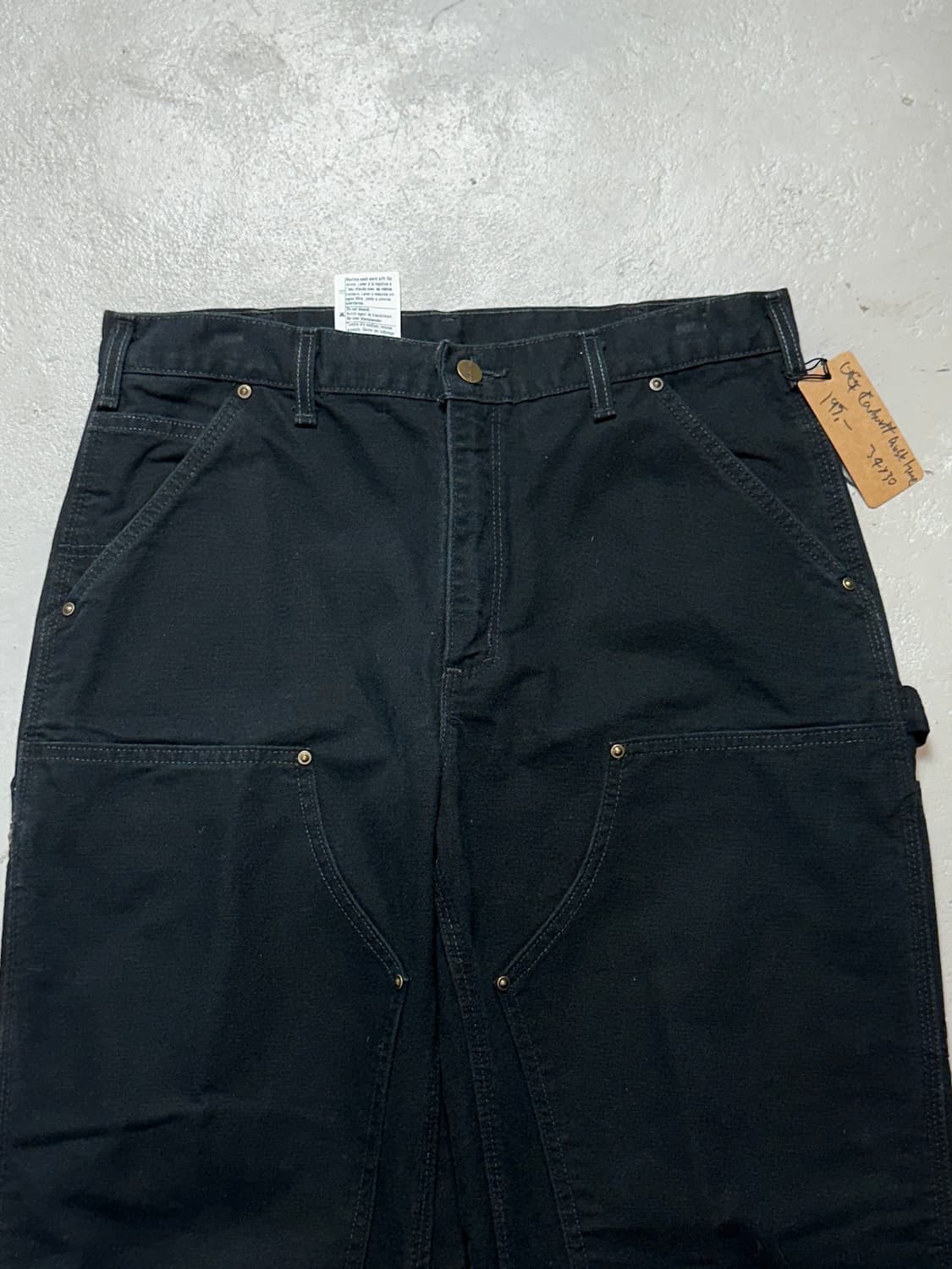 OG 칼하트 B136 더블니 블랙 칼하트 썩블니 카펜터 상품이미지5