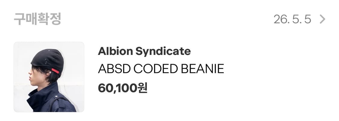 Albion Syndicate ABSD CODED BEANIE  상품이미지5