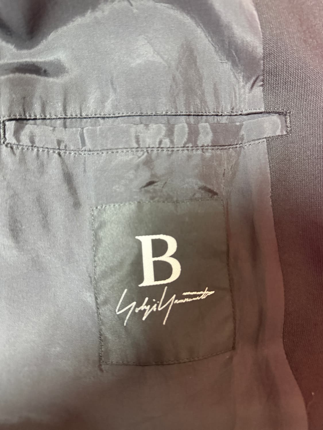 요지 야마모토 뒷판 자수 셔츠자켓 상품이미지4