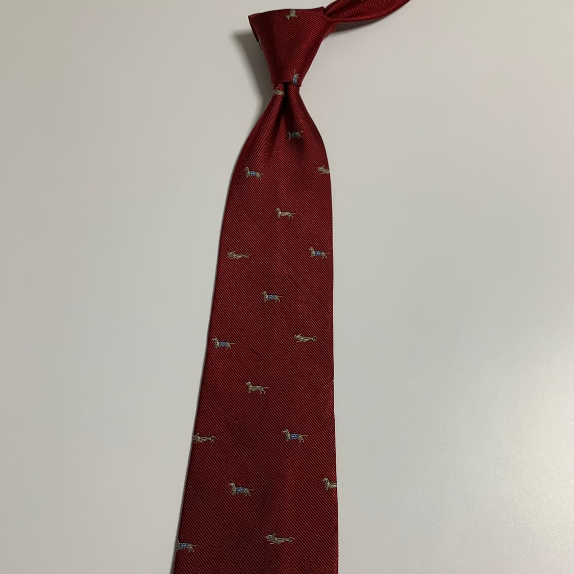 제이프레스 도그패치 명품 100실크 슬림넥타이 A+등급 8.2cm 상품이미지8