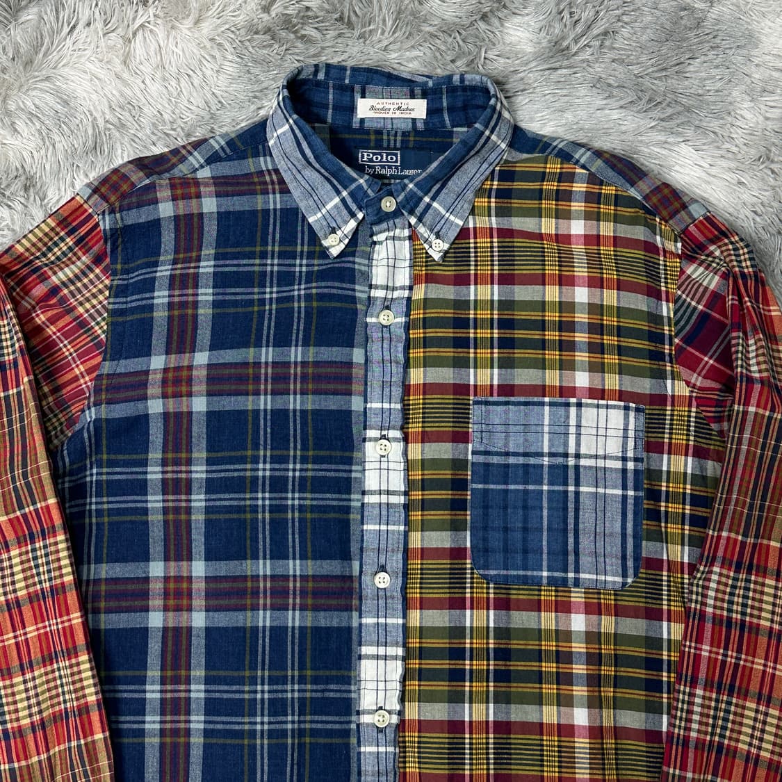 폴로랄프로렌 인디고 마드라스 셔츠  상품이미지2