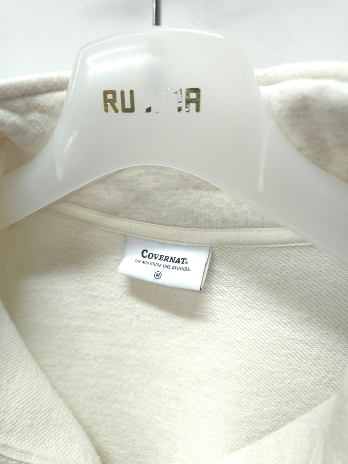 커버낫 여성 C 로고 하프집업 맨투맨 상품이미지6