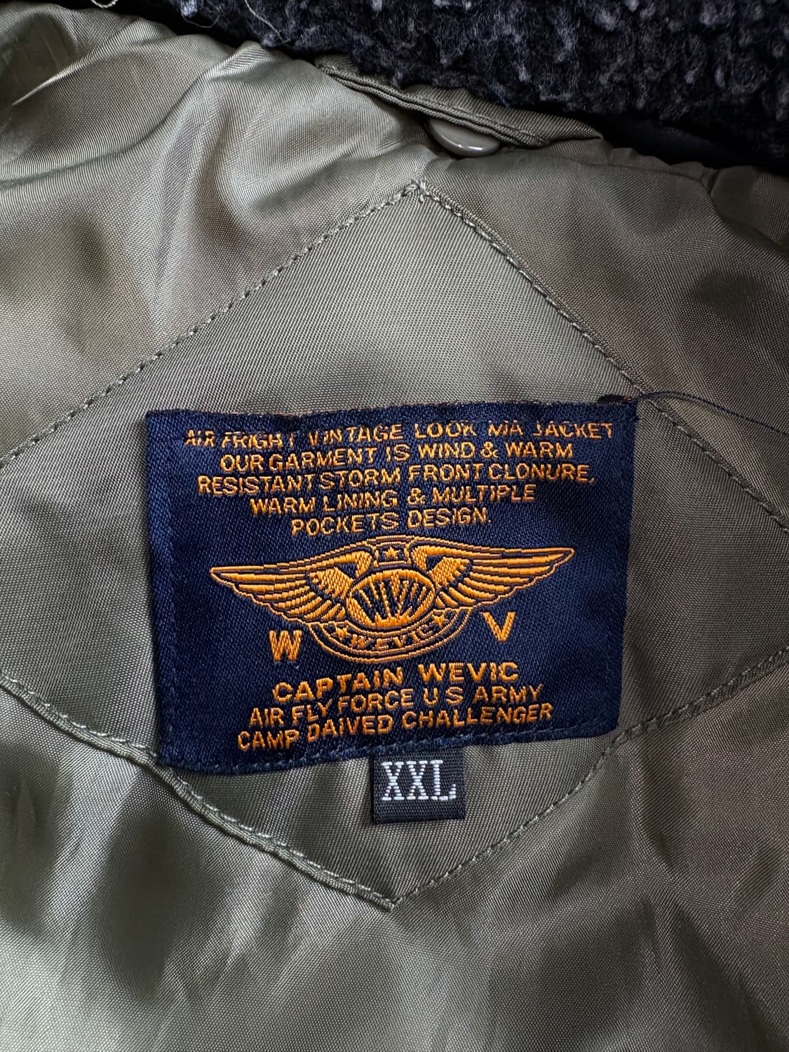 Us 에어포스 쉐르파 ma-1 항공 점퍼 3618 상품이미지4