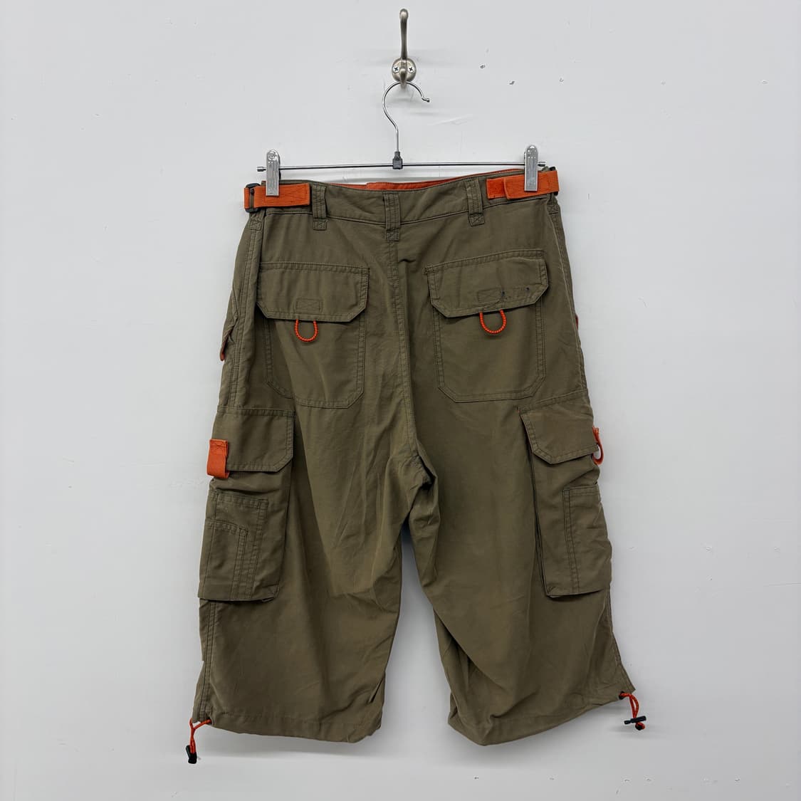 오시코시 카키색 카고 버뮤다 반바지 28in(조절가능) 상품이미지4