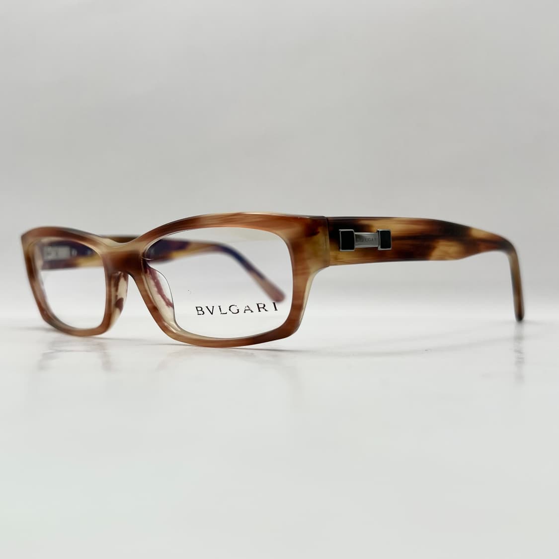불가리 스퀘어 오벌 뿔테 안경 상품이미지4