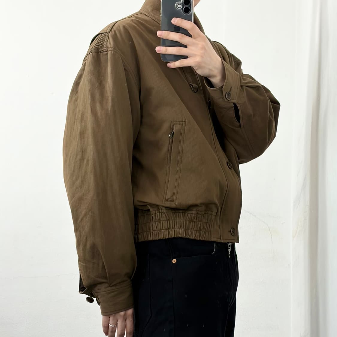 쿠어 스모킹 플라이트 봄버 자켓 상품이미지4