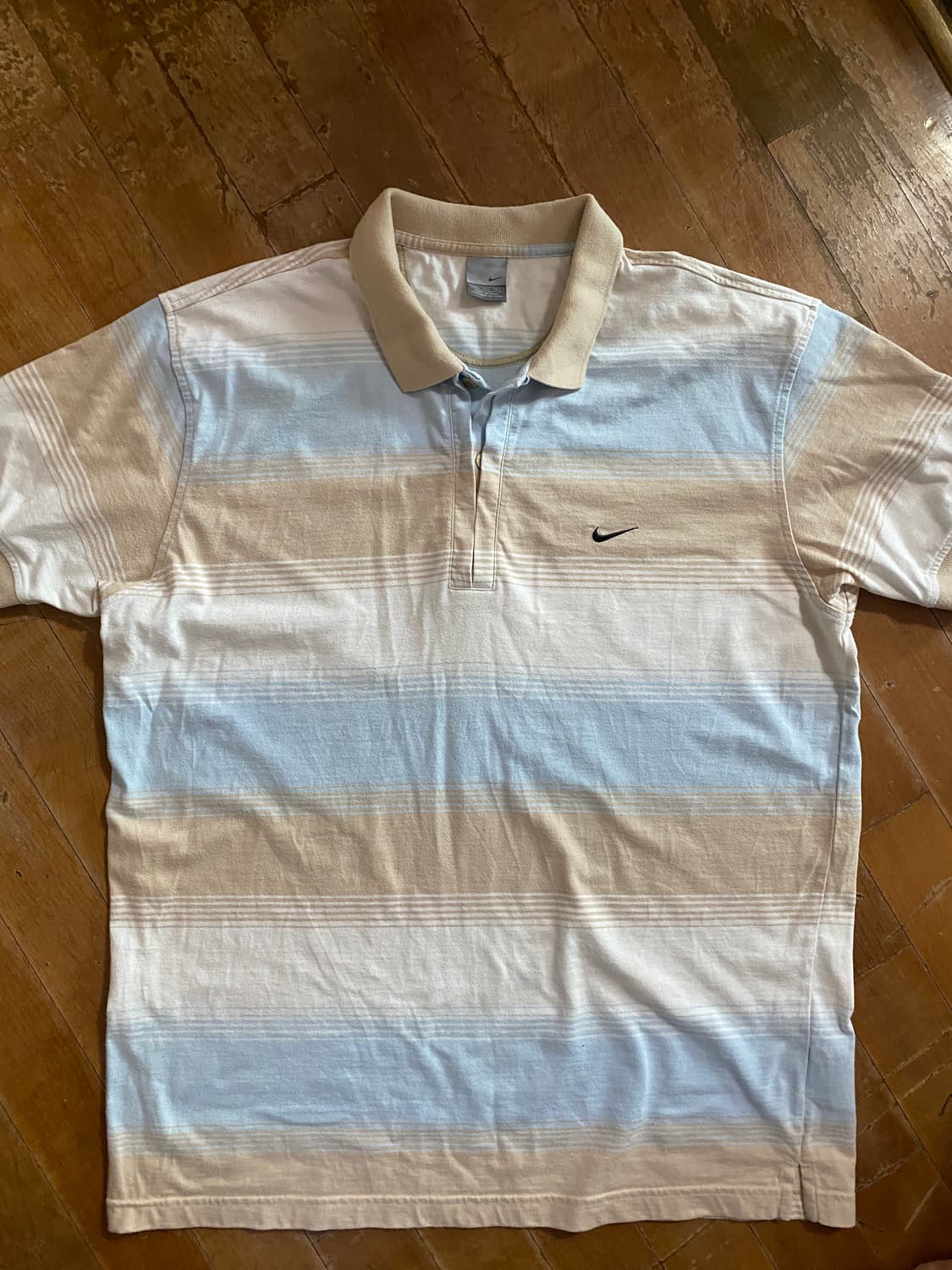 나이키 스트라이프 반팔 카라티 XXL (105~110) 상품이미지1