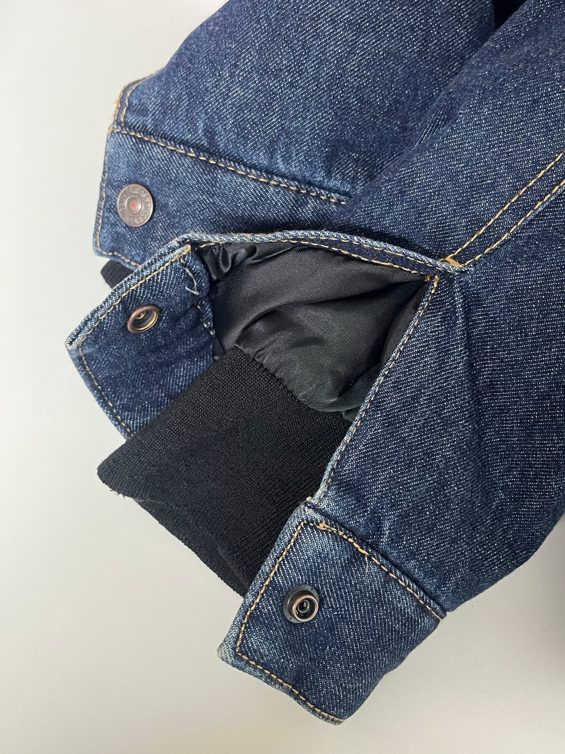 S) 리바이스 여성 쉐르파 데님 구스다운 자켓 상품이미지8