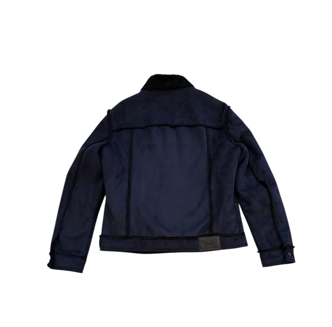 알마니 익스체인지 스웨이드 쉐르파 트러커 자켓 상품이미지2