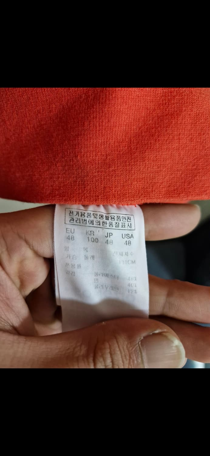 송지오옴므 자수 프린팅 가든 티셔츠 다홍 48 상품이미지3