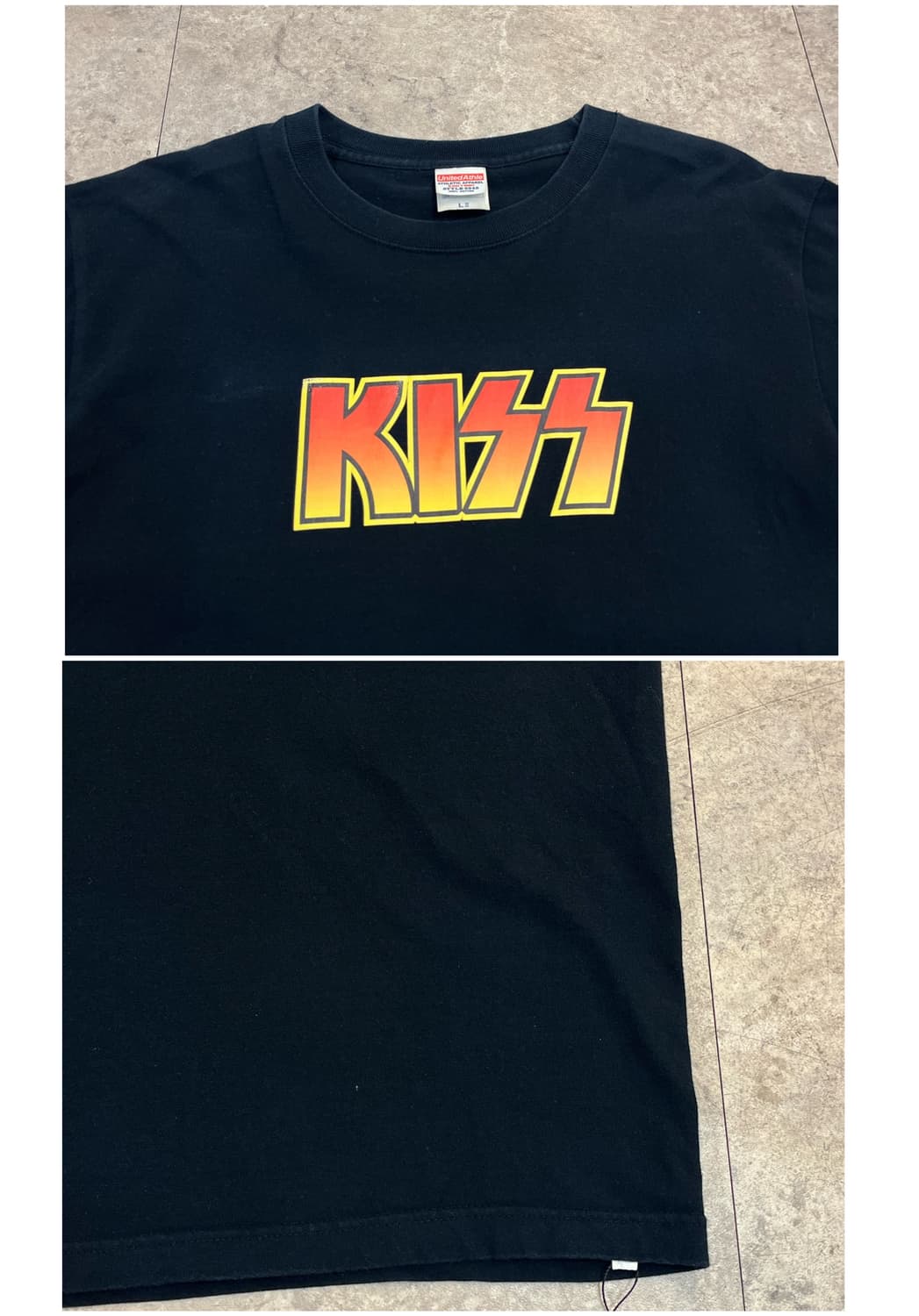 KISS 반팔티 블랙 L #csz3405 상품이미지6