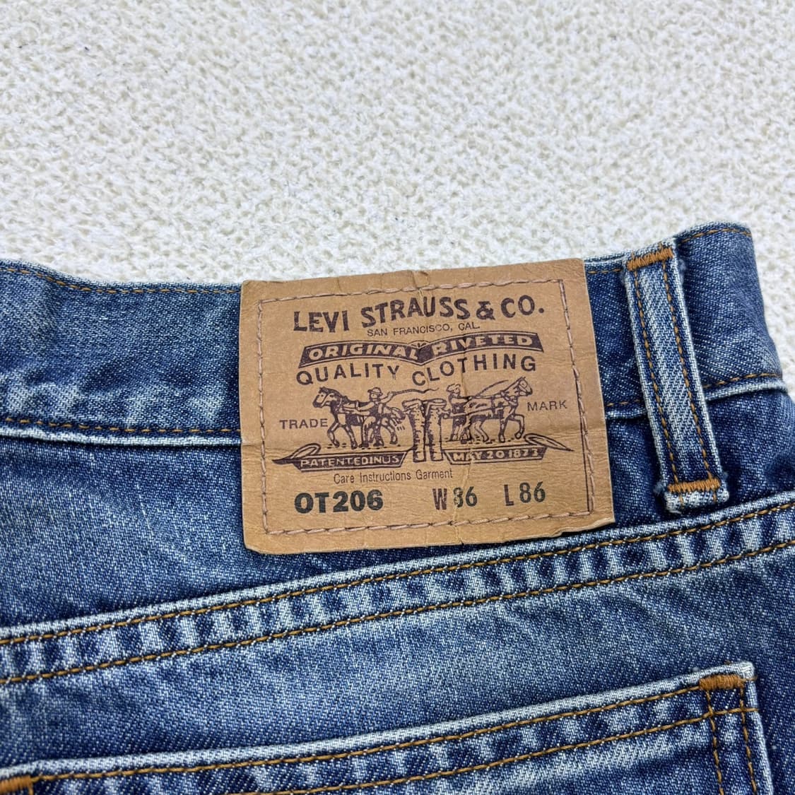 W36 L86 리바이스 OT206 데님 팬츠 0427E 상품이미지3