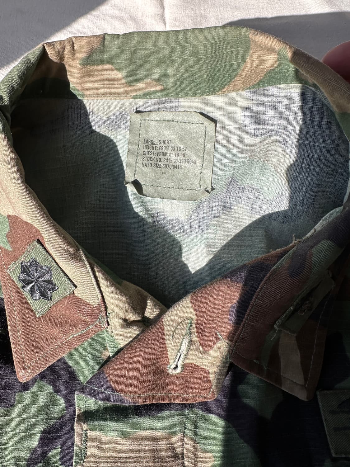 미군 우드랜드 BDU 자켓 L/S  상품이미지4