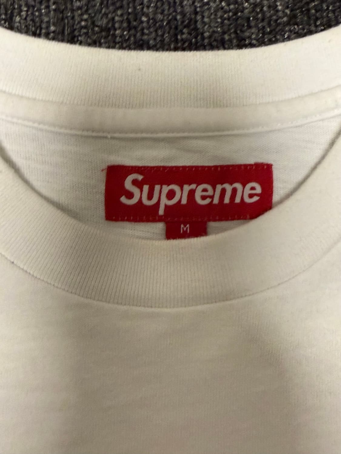 [M] 슈프림 컬리지에이트 숏슬리브 탑 화이트 - 23FW 상품이미지4