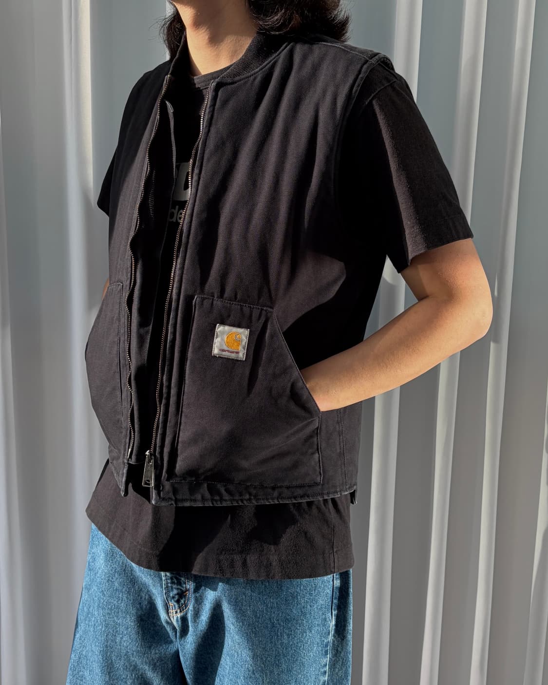 [M]칼하트 WIP 덕 캔버스 인슐레이티드 워크 베스트 상품이미지3