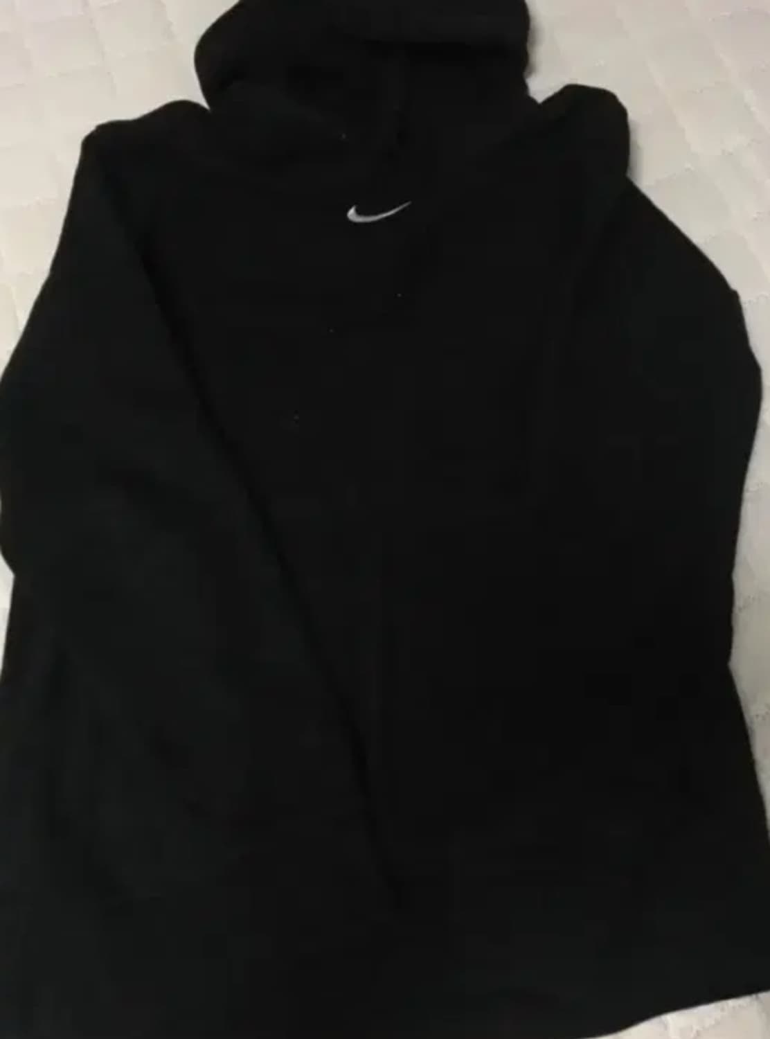 나이키 스몰로고 후드티 블랙 상품이미지1