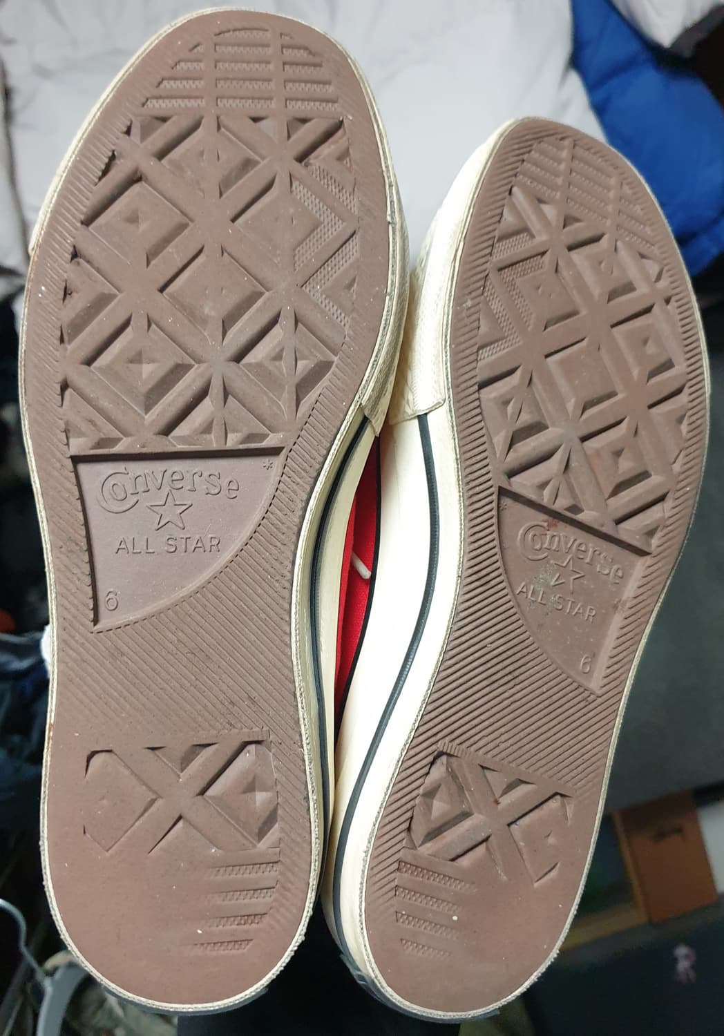 컨버스 척테일러 70s 하이 에나멜 레드 스니커즈 (245) 상품이미지6