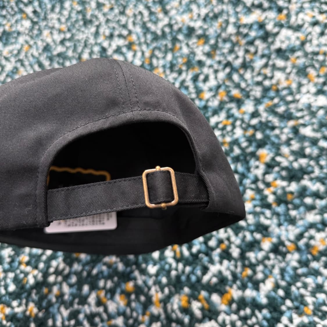 캐피탈 스마일 로고 캡 블랙 상품이미지3