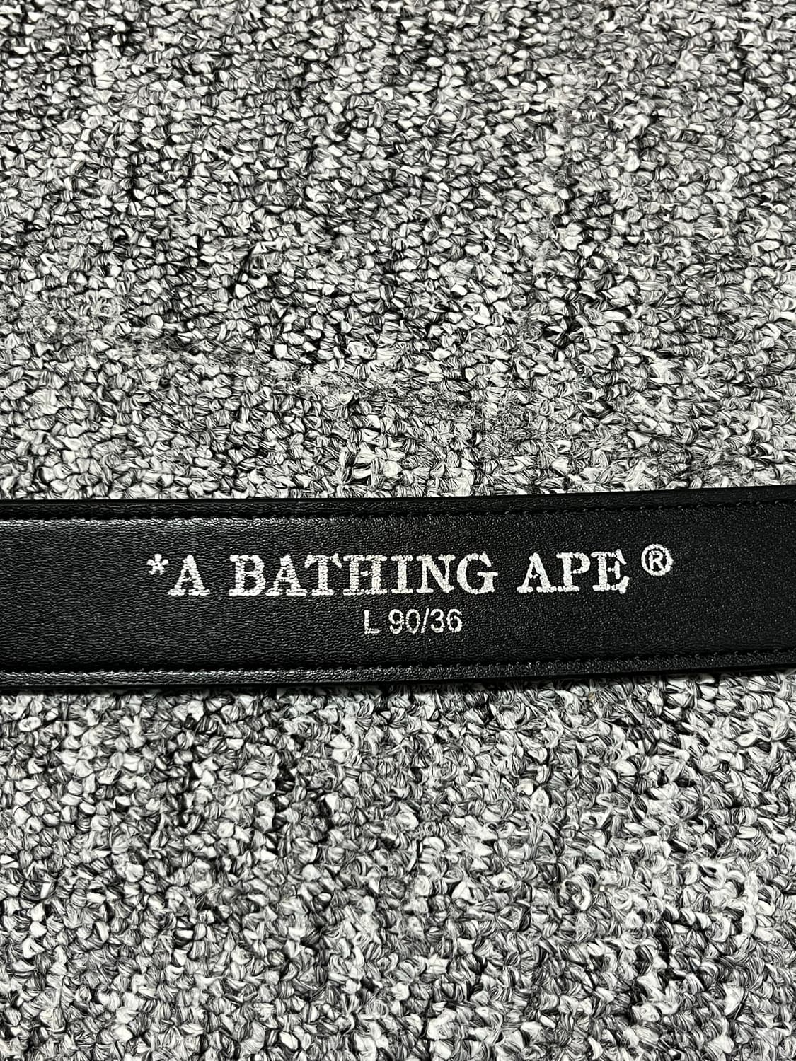 베이프 ABC 카모 레더 벨트 상품이미지5