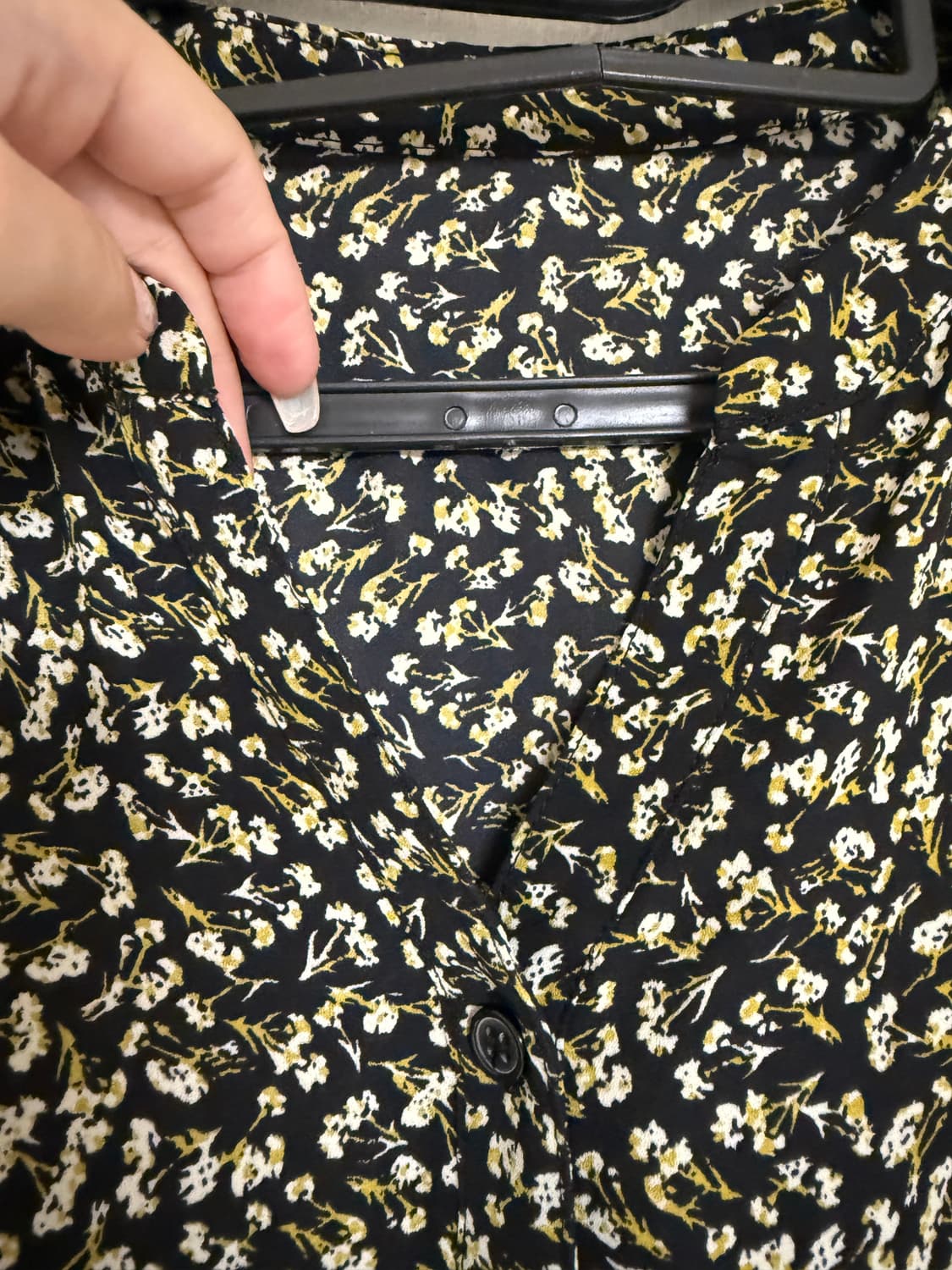 [새상품] 노란 잔꽃 롱원피스 상품이미지1