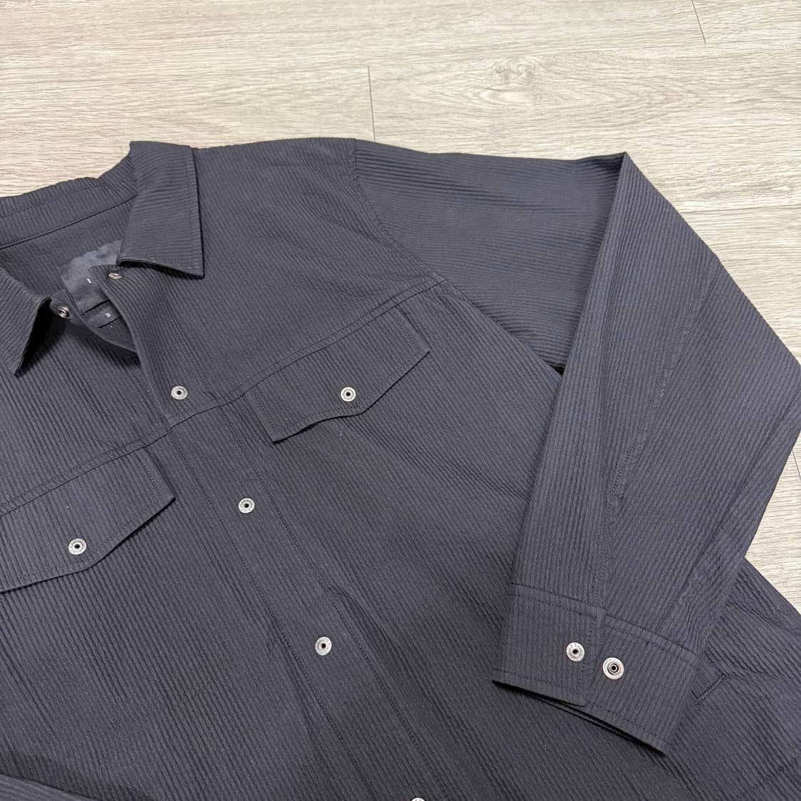 IISE 누비 5mm 워커 자켓 블랙 상품이미지3