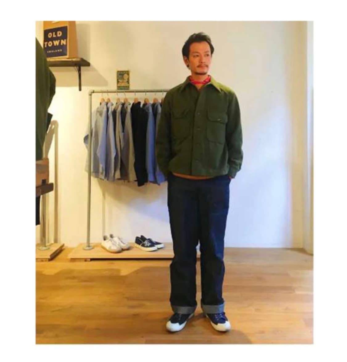 1970년대 미군 울 필드셔츠 OG-108 빈티지 밀리터리 셔츠 자켓 상품이미지7